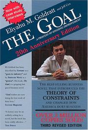 The Goal (2004, North River Press)