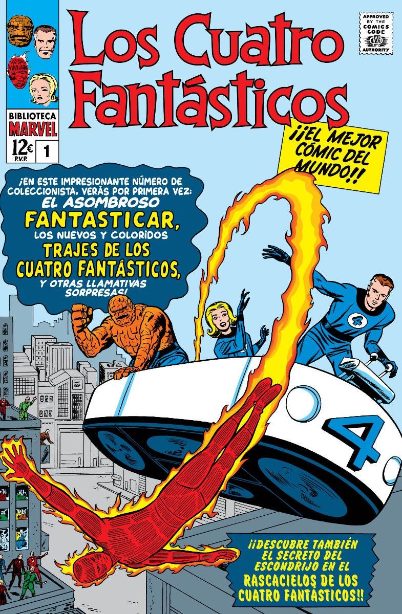 Biblioteca Marvel. Los Cuatro Fantásticos 1 (Panini Cómics)