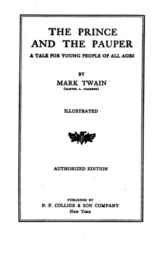 Mark Twain: The prince and the pauper (1996, Oxford University Press)