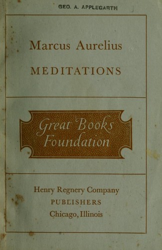 Meditations. (1949, Regnery)