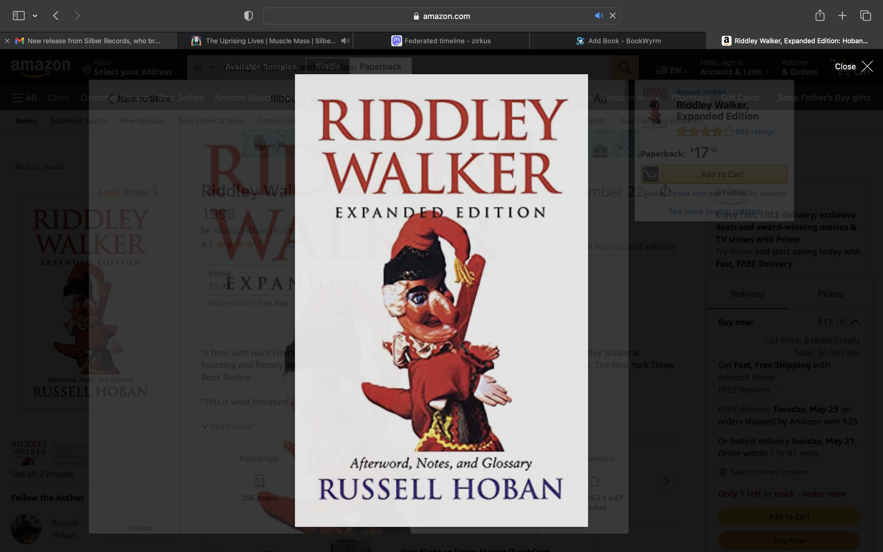 Riddley Walker (Paperback, Indiana University Press)