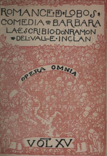 Ramón del Valle-Inclán: Romance de lobos (Spanish language, 1920, Perlado)