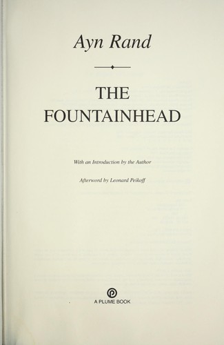 Ayn Rand: The fountainhead (2002, Plume)