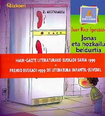 Juan Kruz Igerabide: Jonas eta hozkailu beldurtia (Euskara language, 1998, Aizkorri)