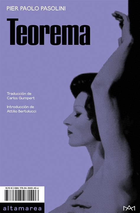 Pier Paolo Pasolini: Teorema (Paperback, Gaztelera language, Altamarea Edición de Libros SL)