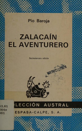 Pio Baroja: Zalacain El Aventurero (Paperback, gaztelania language, 1986, Espasa Calpe Mexicana, S.A.)