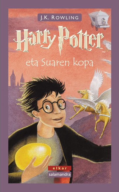 Harry Potter eta Suaren kopa (Hardcover, Euskara language, Elkar)