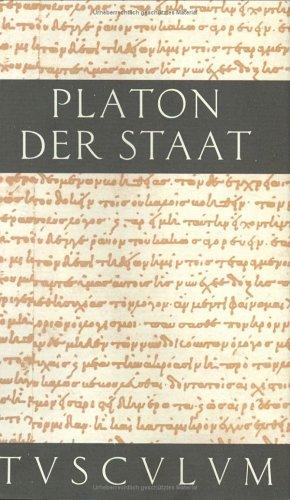 Thomas A. Szlezák, Platone: Der Staat. (Hardcover, 2000, Artemis & Winkler)