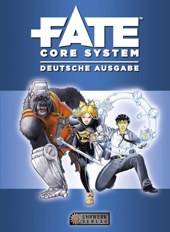 Mike Olson, Leonard Balsera, Brian Engard, Fred Hicks, Rob Donaghue: Fate Core (Hardcover, german language, 2014, Uhrwerk Verlag)