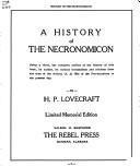 H.P. Lovecraft: History of the Necronomicon (1980)