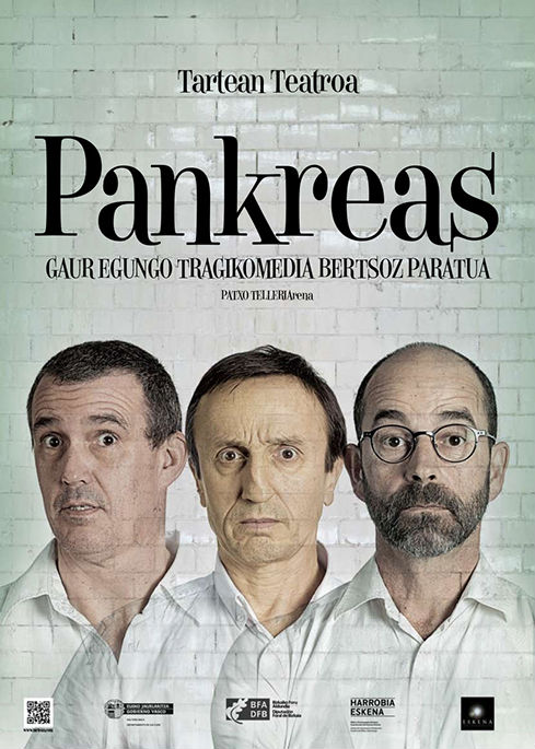 Patxo Telleria: Pankreas (Basque language, 2014, Tartean teatroa)