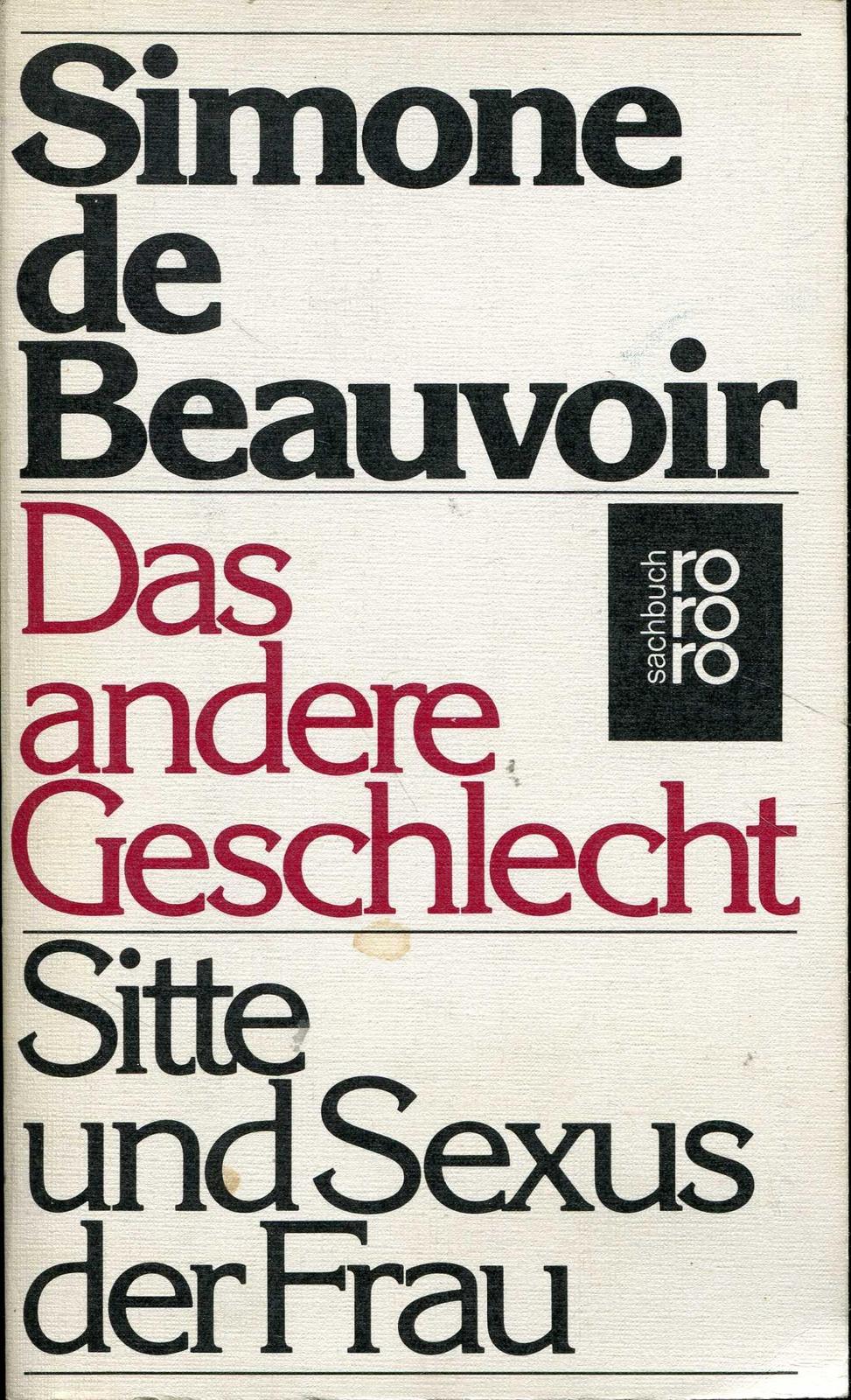 Simone de Beauvoir: Das andere Geschlecht (Paperback, German language, 1968, Rowohlt Verlag)