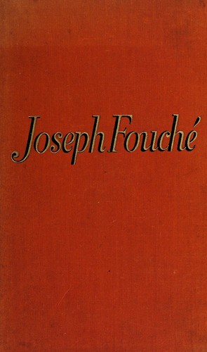 Joseph Fouché (German language, 1929, Insel-Verlag)