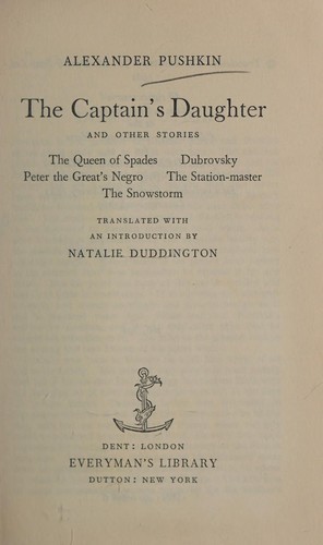 Aleksandr Sergeyevich Pushkin: The Captain's Daughter (1961, Dutton Adult)