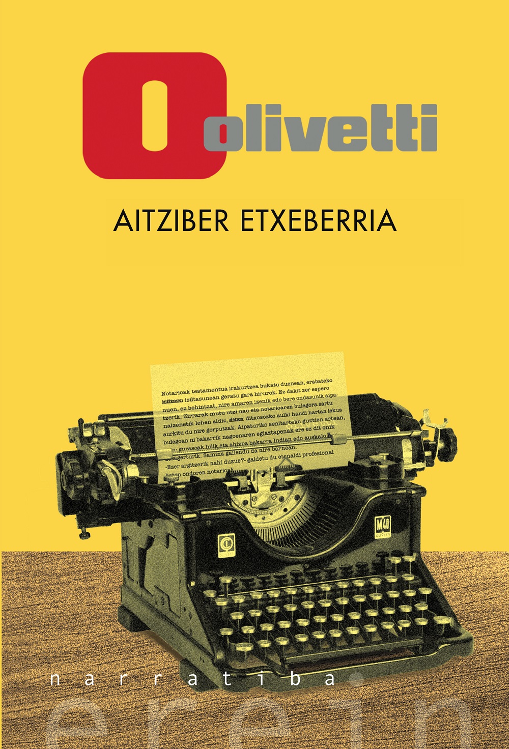 Olivetti (Paperback, Euskara language, 2020, Erein)