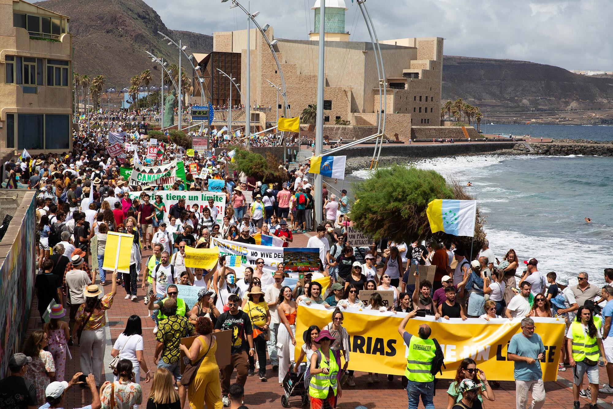 Manifestación en Las Palmas de Gran Canaria.
MANU NAVARRO